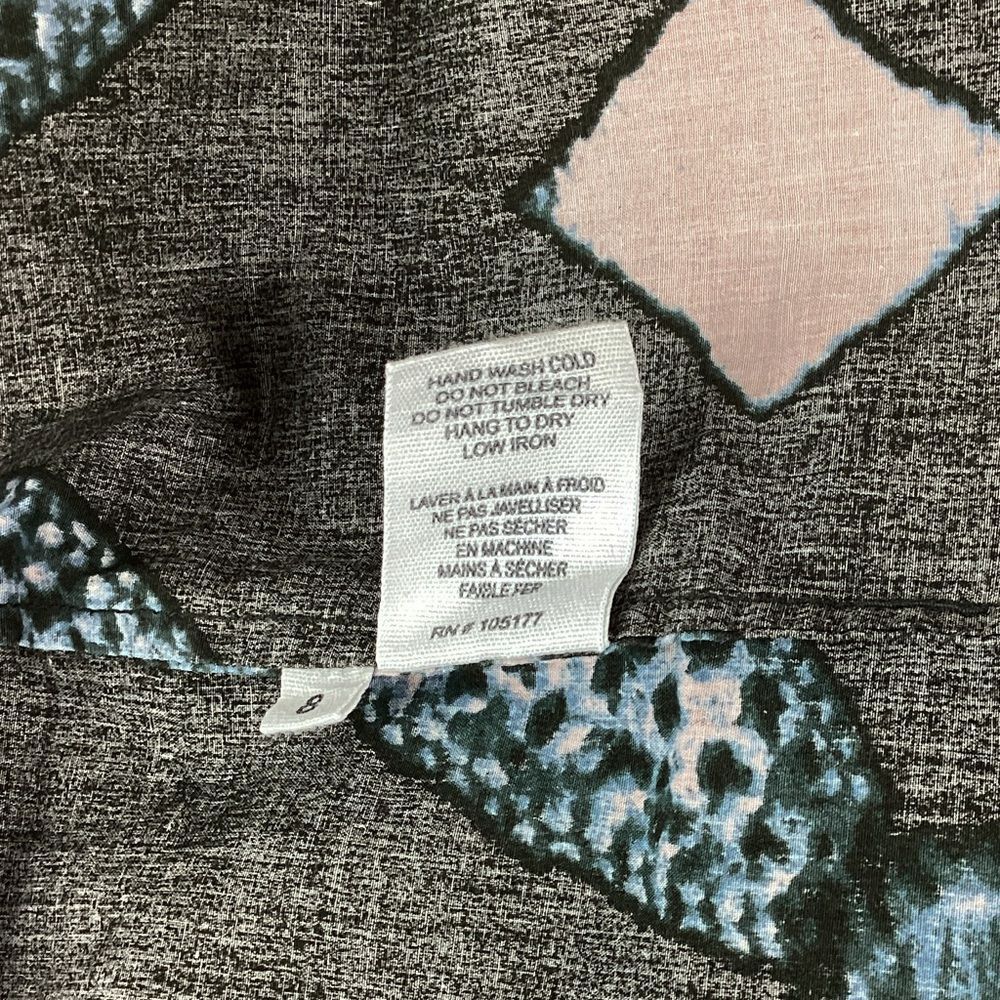 Ulla Johnson Jiya Dress Size 8 Quilted Cotton Midi Back Tie Boho Green Print - Picture 10 of 11